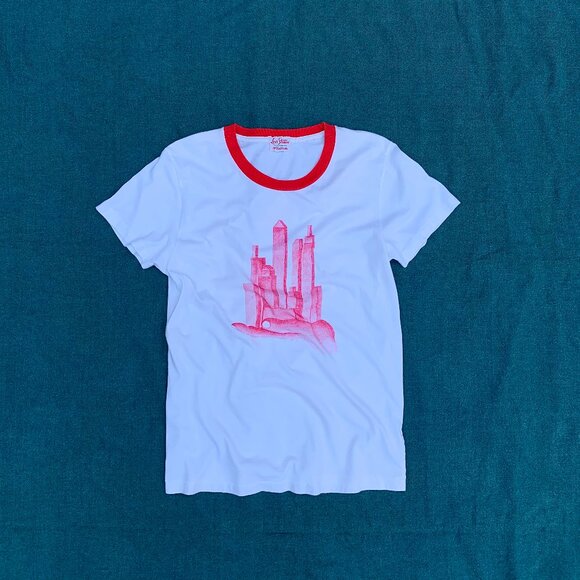 LVC Levi's Vintage Clothing metropolis graphic ring neck tee shirt - Picture 9 of 9